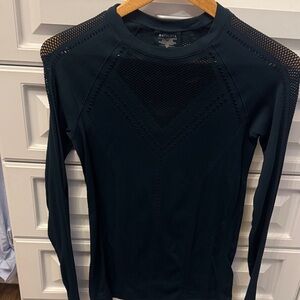 Athleta Dark Teal Long Sleeve Women's Top